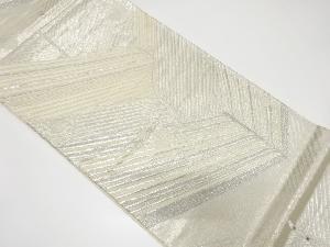 抽象蝶模様織り出し袋帯